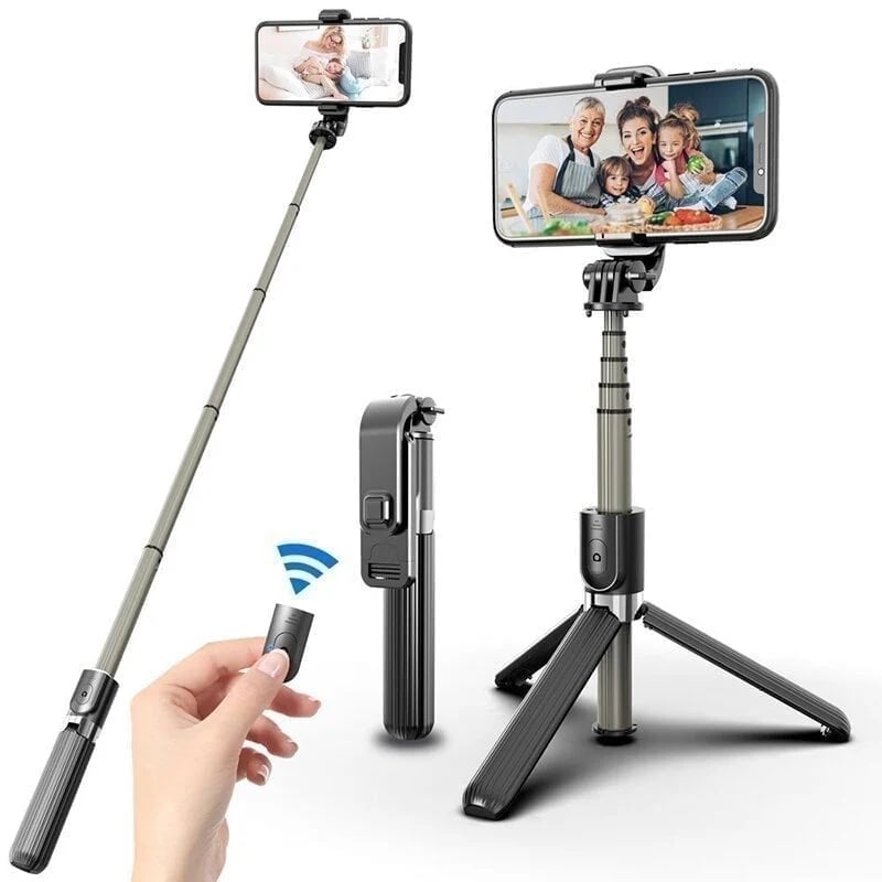 (🔥Hot Sale NOW- SAVE 48% OFF)6 In 1 Wireless Bluetooth Selfie Stick(BUY 2 GET FREE SHIPPING)