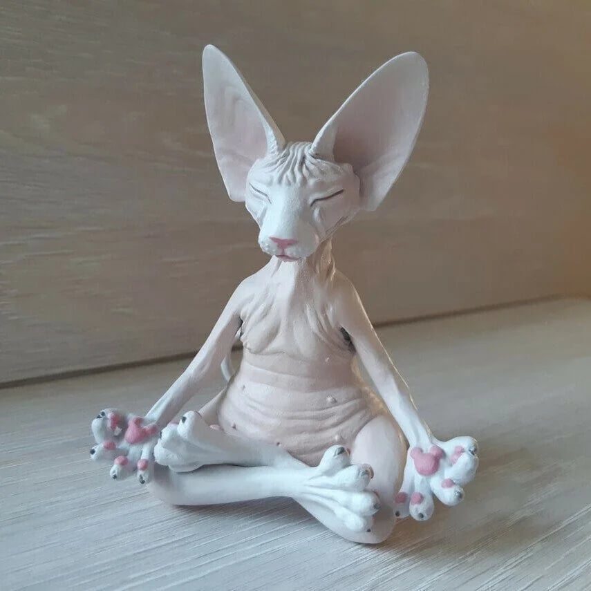 🔥 Promotion🔥😻Sphynx Cat Meditate Yoga(BUY 2 FREE SHIPPING)