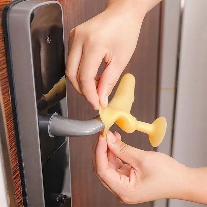 (Summer Hot Sale- 48% OFF) Mute Door Handle Cover Wall Protector- BUY 5 FREE SHIPPING